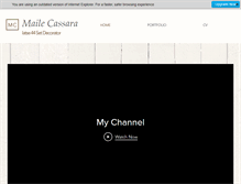 Tablet Screenshot of mailecassara.com